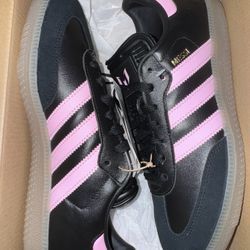 Lionel Messi  x Adidas Samba Miami CF Black Size 7.5 New