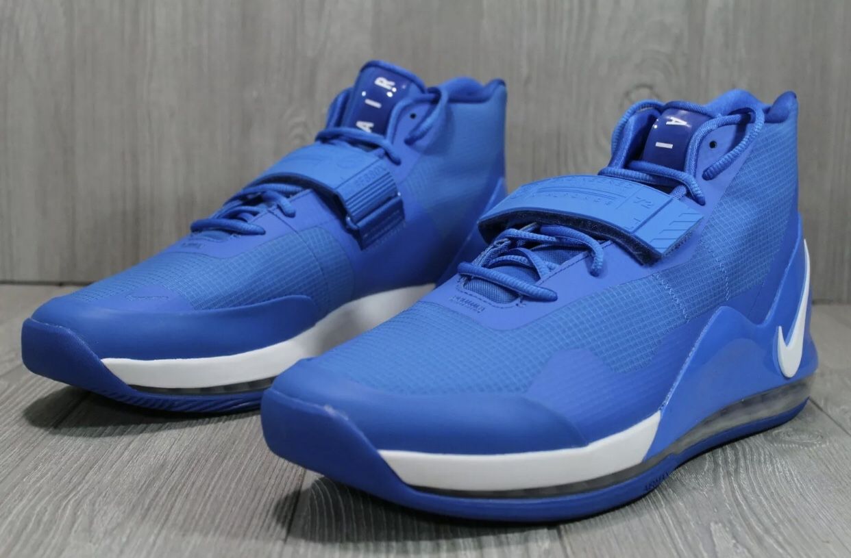 New Nike Air Force Max 19 Basketball Shoes Mens Royal Blue AR4095-404