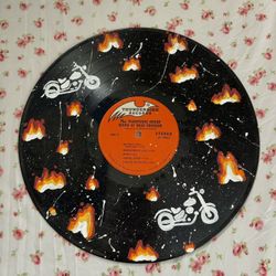  Vintage Flame Vinyl🔥🏍️⚡️💥