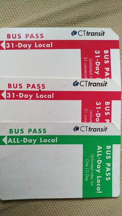 CT Transit pass