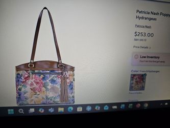 Patricia Nash leather purse and coin purse