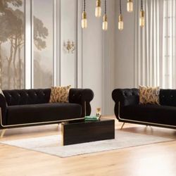 Rosy Black Velvet Sofa & https://offerup.com/redirect/?o=TG92ZXNlYXQuTmV3 Arrival.

