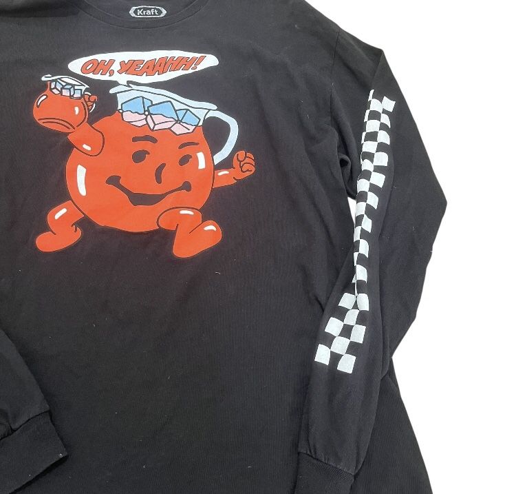 Koolaide Long Sleeve Black T-shirt Men’s Sz Large Vintage 1990’s