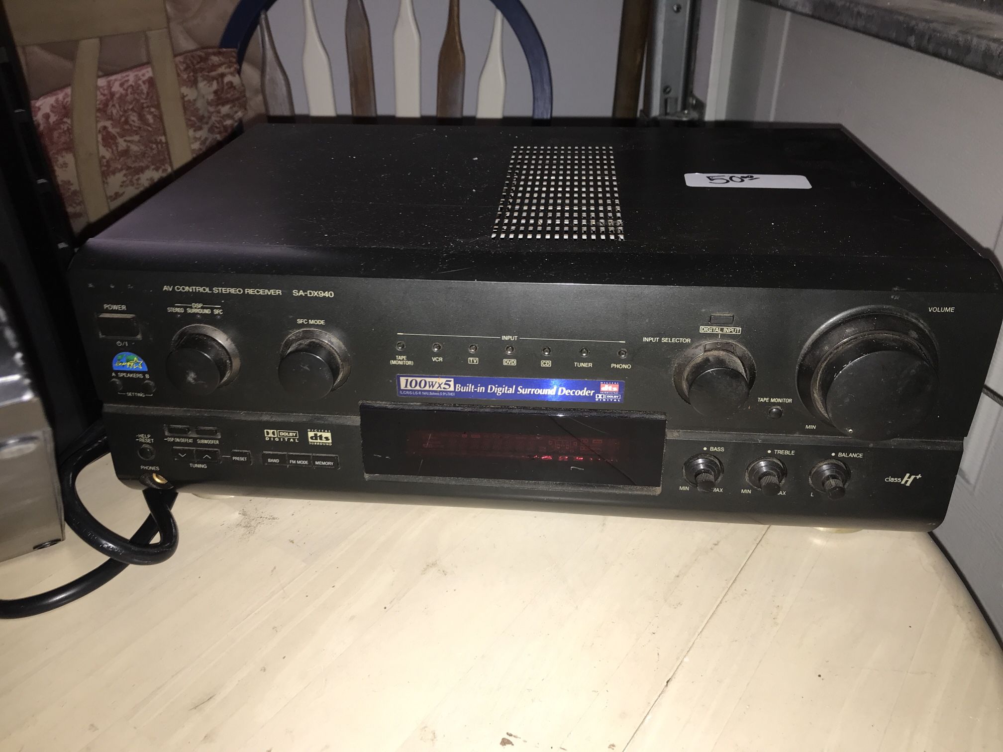 Stereo Receiver Sound System Iif Its Listed Then Its Available 
