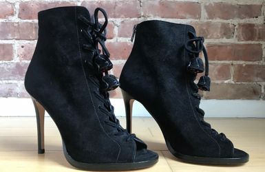 Coach Black Suede Lena Heel US Size 7.5 black