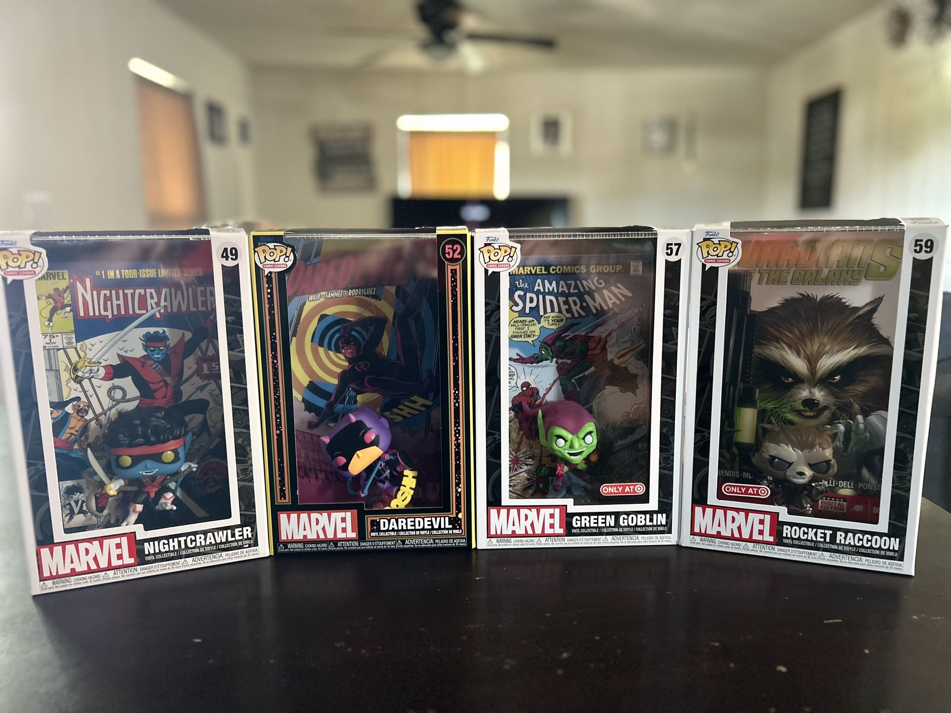 Marvel Funko Pops Comic Backgrounds