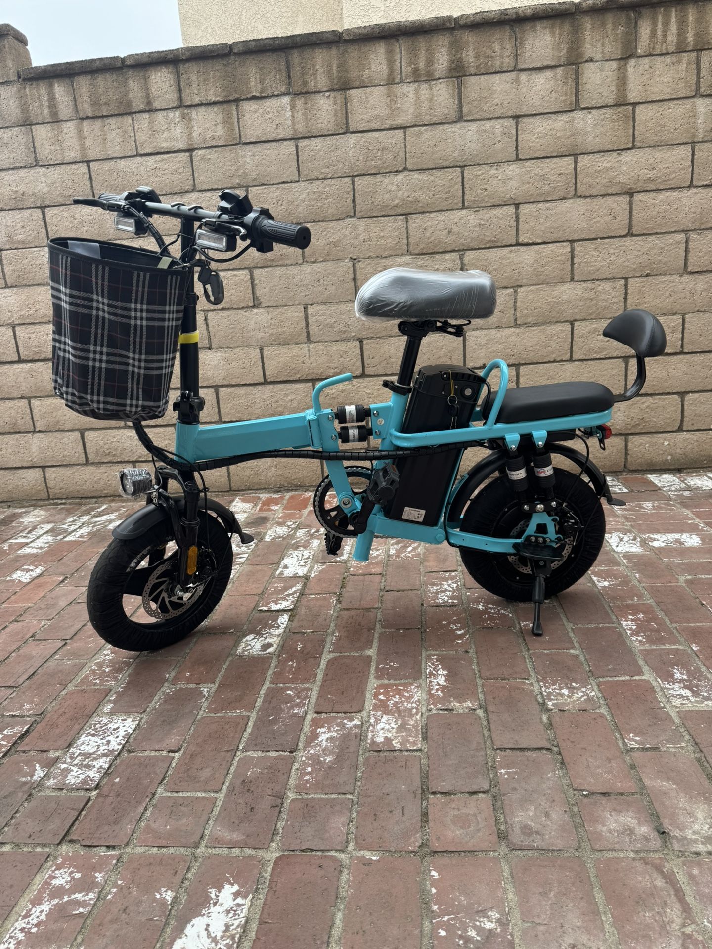 Folding electric bicycle