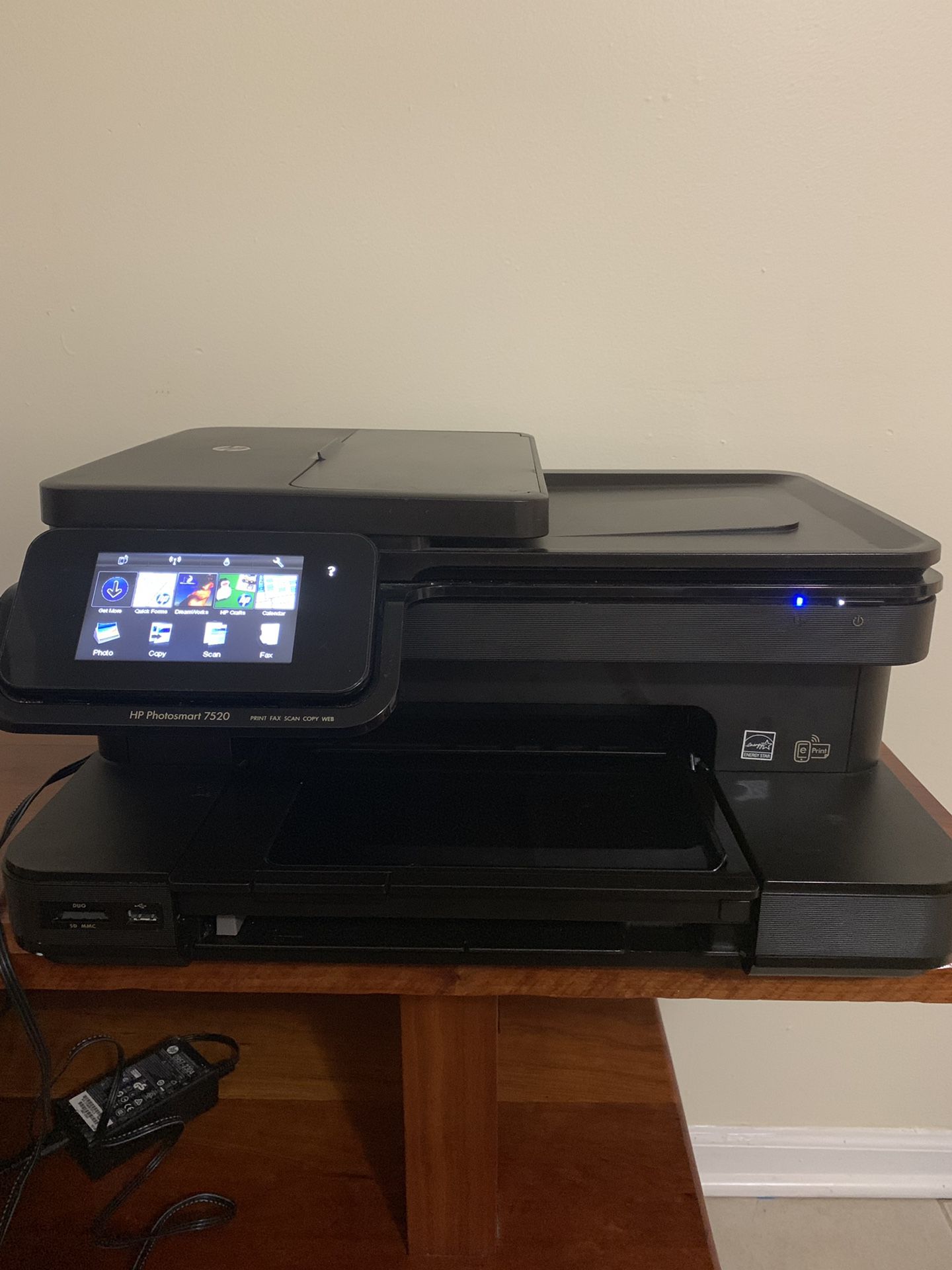 Printer hp photosmart 7520 all in one