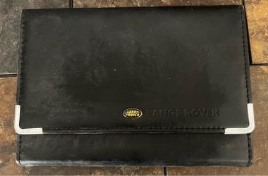 Range Rover User & Maintenance Guides w/Leather Case Holder