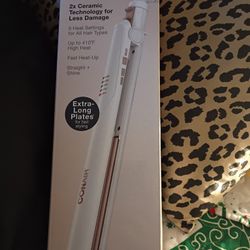 Double Ceramic 1" Flat Iron 