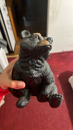 Black Bear Figurine Statue