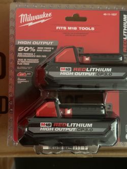 Milwaukee M18 3.0 Battery batteries