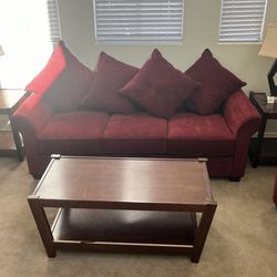 Pillow back couch and loveseat $50