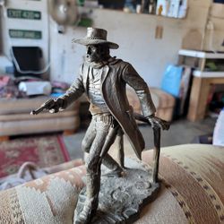 Fine Pewter Cowboy Figurine