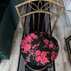 Bronze Brushed Swivel Bar Top Chairs (2)