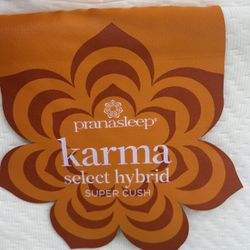 Brand NEW! King Prana Karma select 2 hybrid Super cush still in Original plastic see pic manufactured date   Retail $4,498 Your Price $1,975  I can de