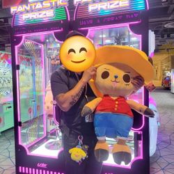 XXL Jumbo Chopper Plush "Classic" Luffy 36" Round 1 Plush