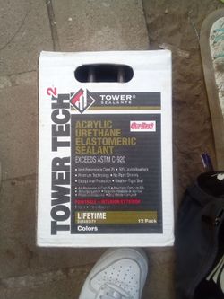 Tower Tech 2 Acrylic Urethane Elastomeric Sealant 12 pack, .
