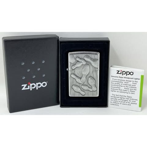 NEW - 2007 Zippo Bowling Surprise Strike Chrome Lighter