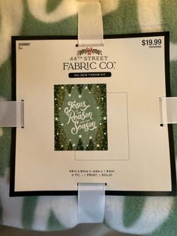 No-sew blankets/throw Kits
