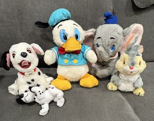 Lot Disney Plush 1980 Vintage