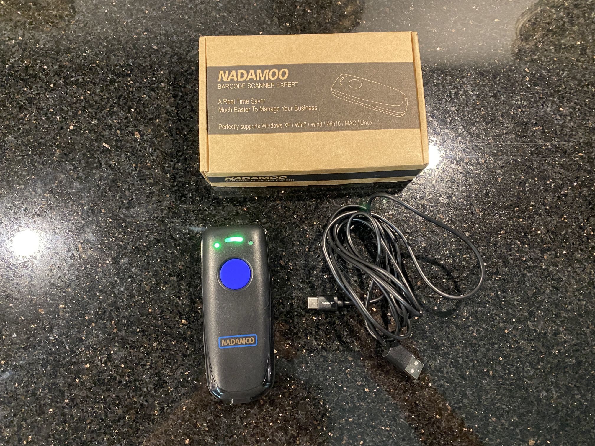 NADAMOO Expert Barcode Reader & QR Scanner Wired & Bluetooth Smart Devices
