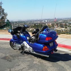 Honda 1800cc Goldwing motorcycle.