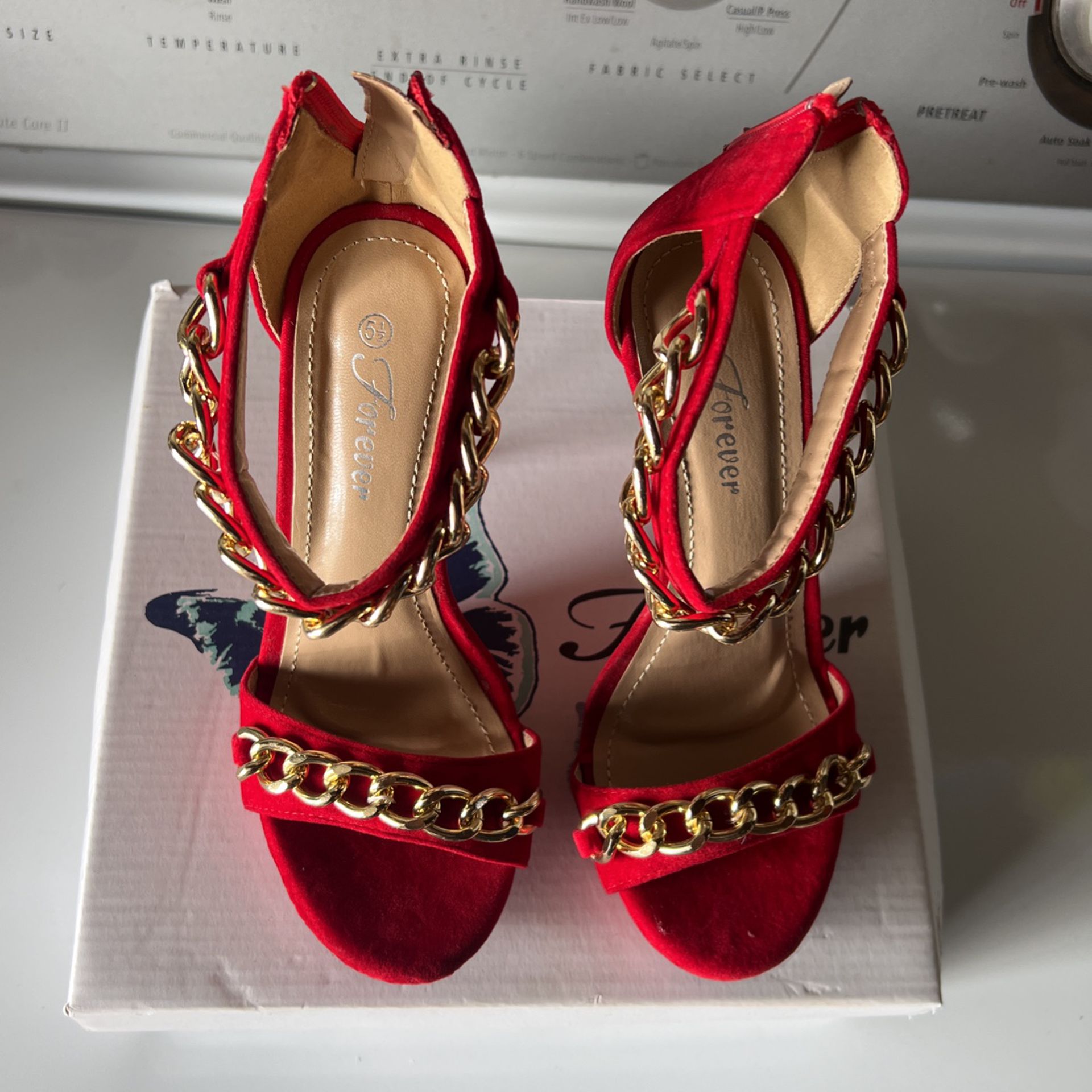 Red Heels Forever Size 5.5 
