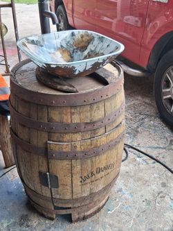Jack Daniel's Barrel Sink Vanity