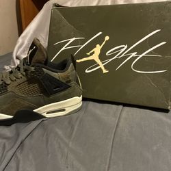 Jordan 4s olive