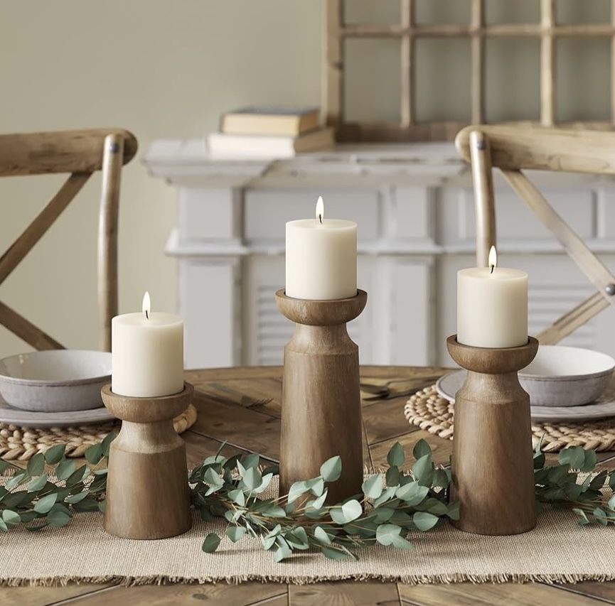 Farmhouse Pillar Candles