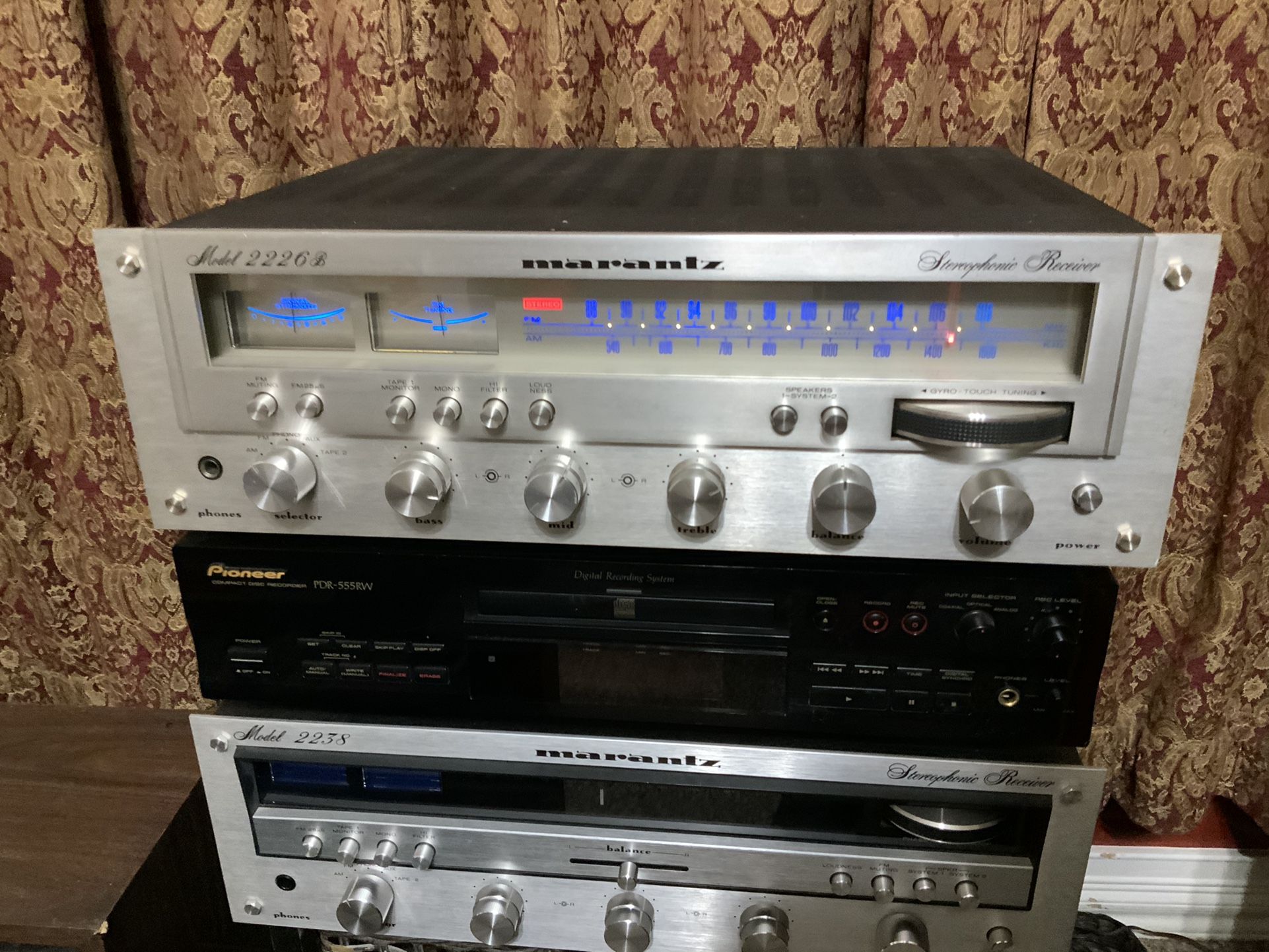 Vintage Marantz 2226B Stereo Receiver Audiophile 