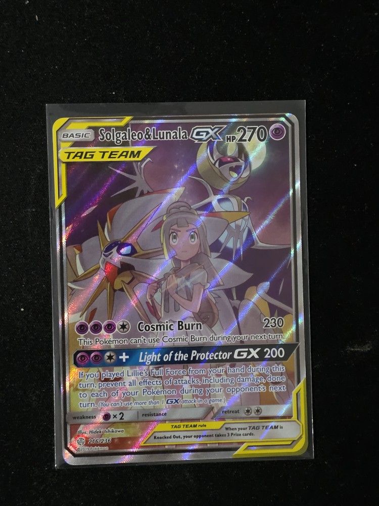 Solgaleo & Lunala GX Tag Team FA