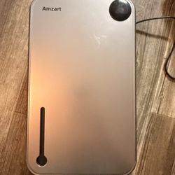 Amzart RX02 Table Top Dehumidifier Gray/Black 2.6L Digital Display Timer Control