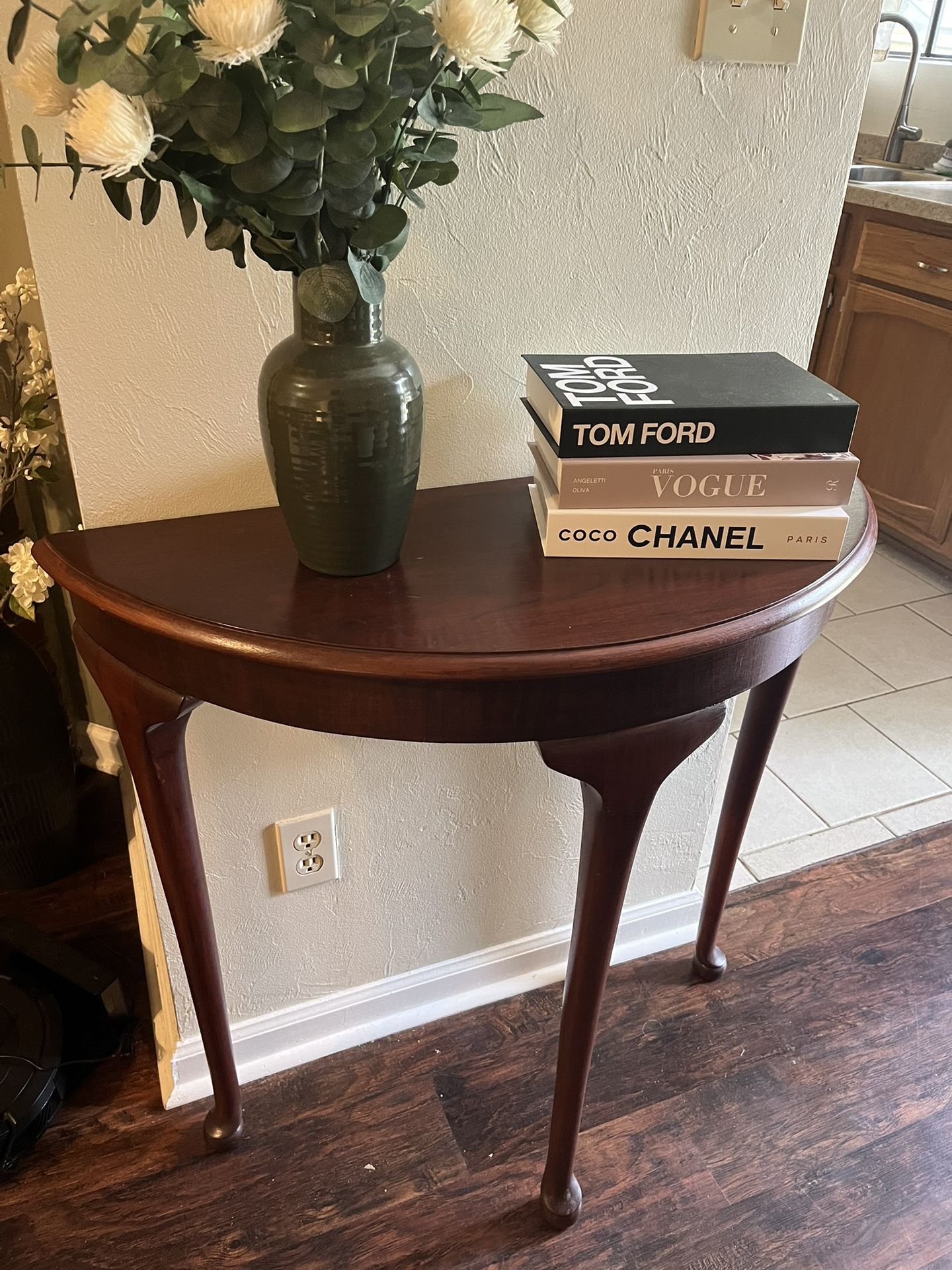 Half Moon Antique Table