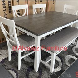 Dining Table Set With Bench