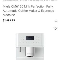 MIELE COFFEE MAKER