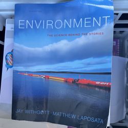 Environment The Science Behind Stories