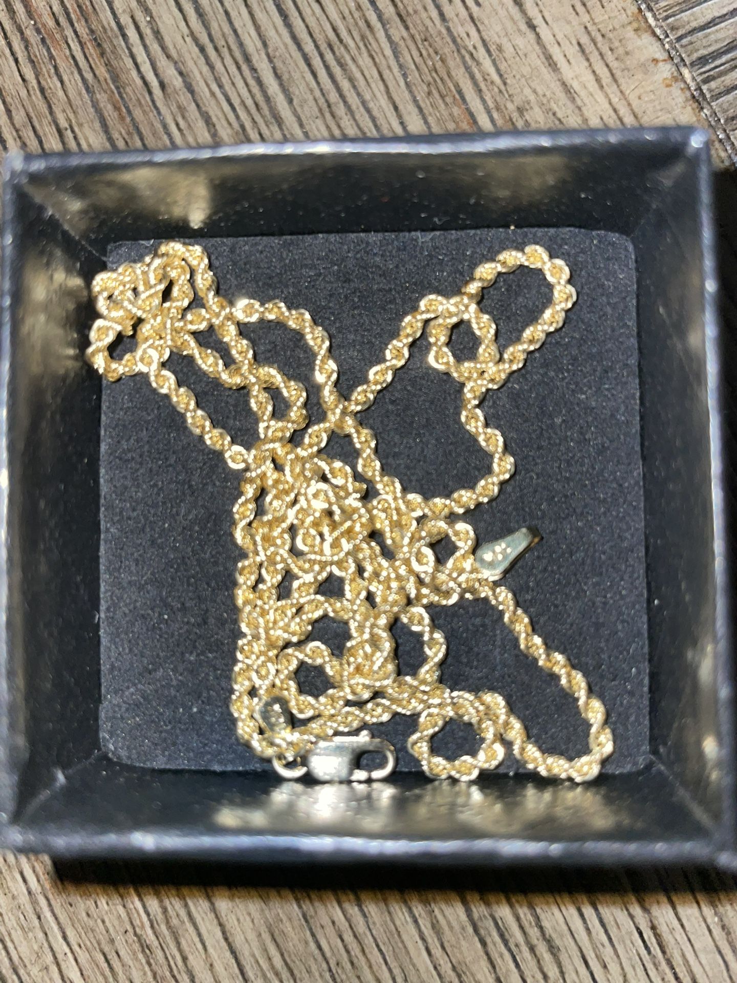 10k Solid 2mm Rope Chain