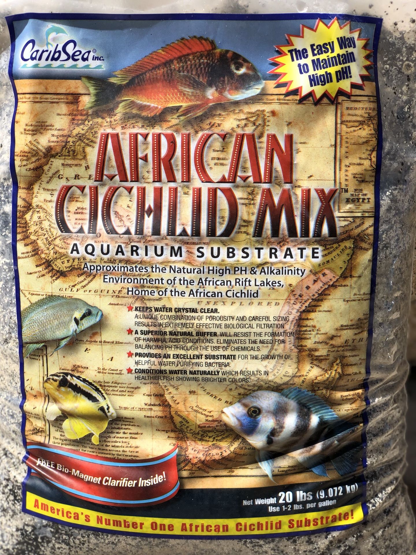40lbs African Cichlid Mix Aquarium Substrate for Sale in Ontario, CA