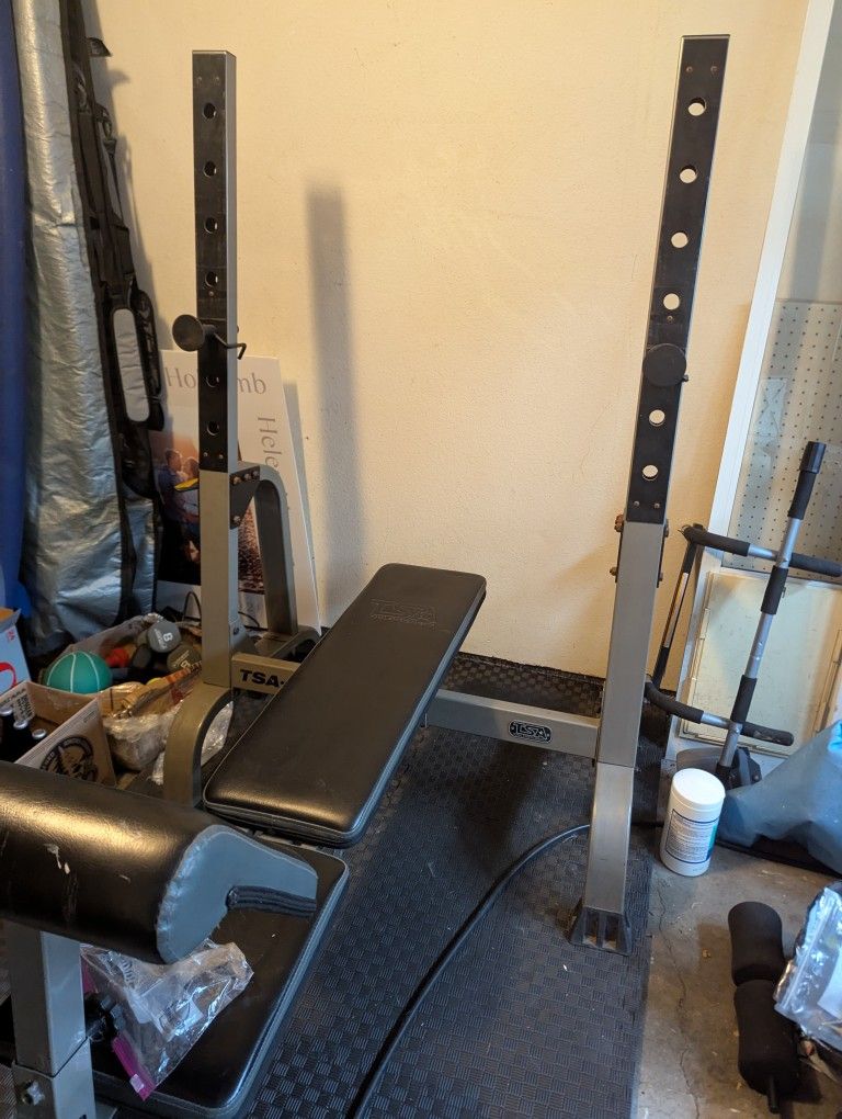 Weight Bench And Weights