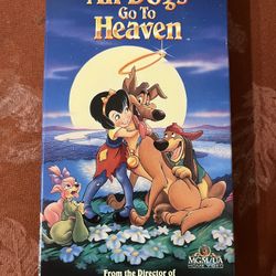 All Dogs Go To Heaven VHS