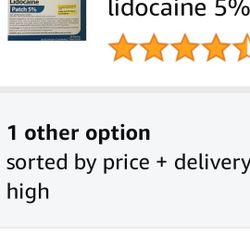 Lidocaine 5% Pain Patches and Prilocaine 2.5% Cream 