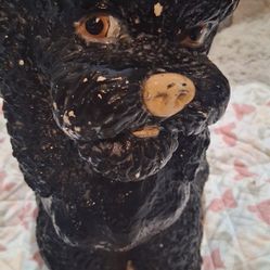 Dog Statue About 10 Inches Tall Very Heavy 