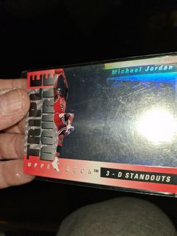 MICHAEL JORDAN UPPER DECK TRIPLE CARD