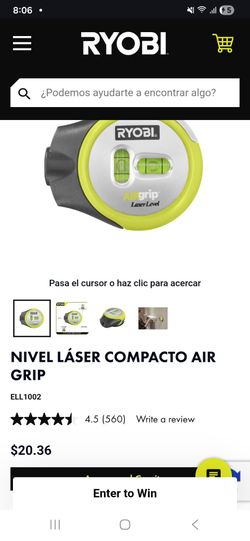 Ryobi Air grip Laser Lever