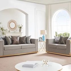 Taupe 2 Piece Living Room 