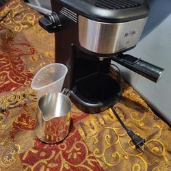 Mr. Coffee 4-Shot Steam Espresso, Cappuccino, and Latte Maker