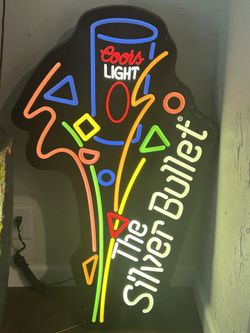 Vintage coast light sign