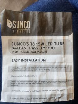 Sunco's T8 15 W LED TUBE